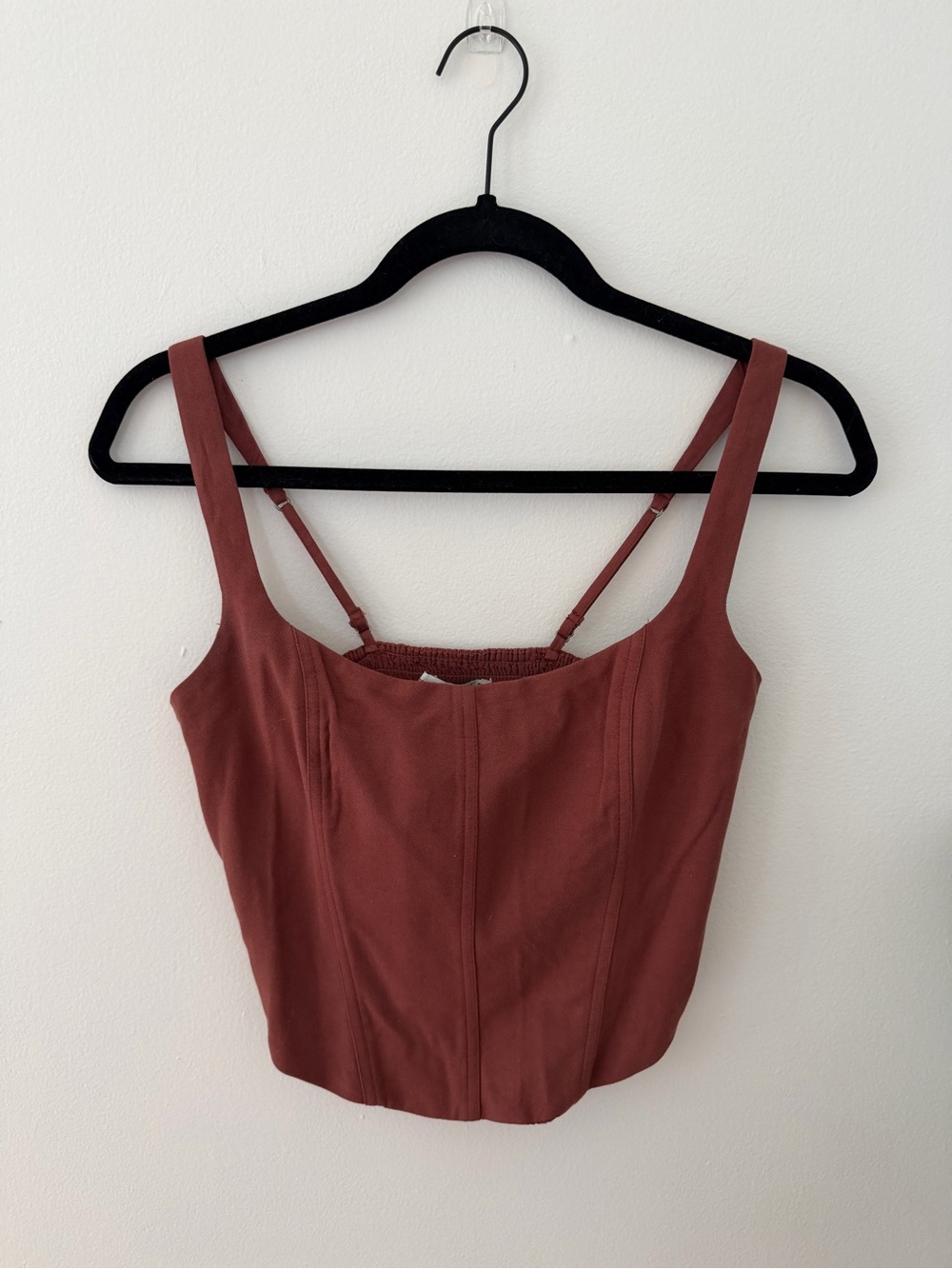 Abercrombie Cropped Corset Tank Top